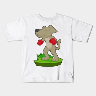 Dog Boxer Boxing gloves Boxing Kids T-Shirt